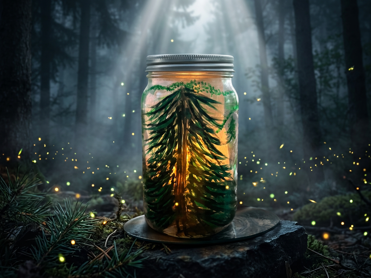 Magical Pine Gifting Jar