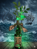 Octopus Bottle Light