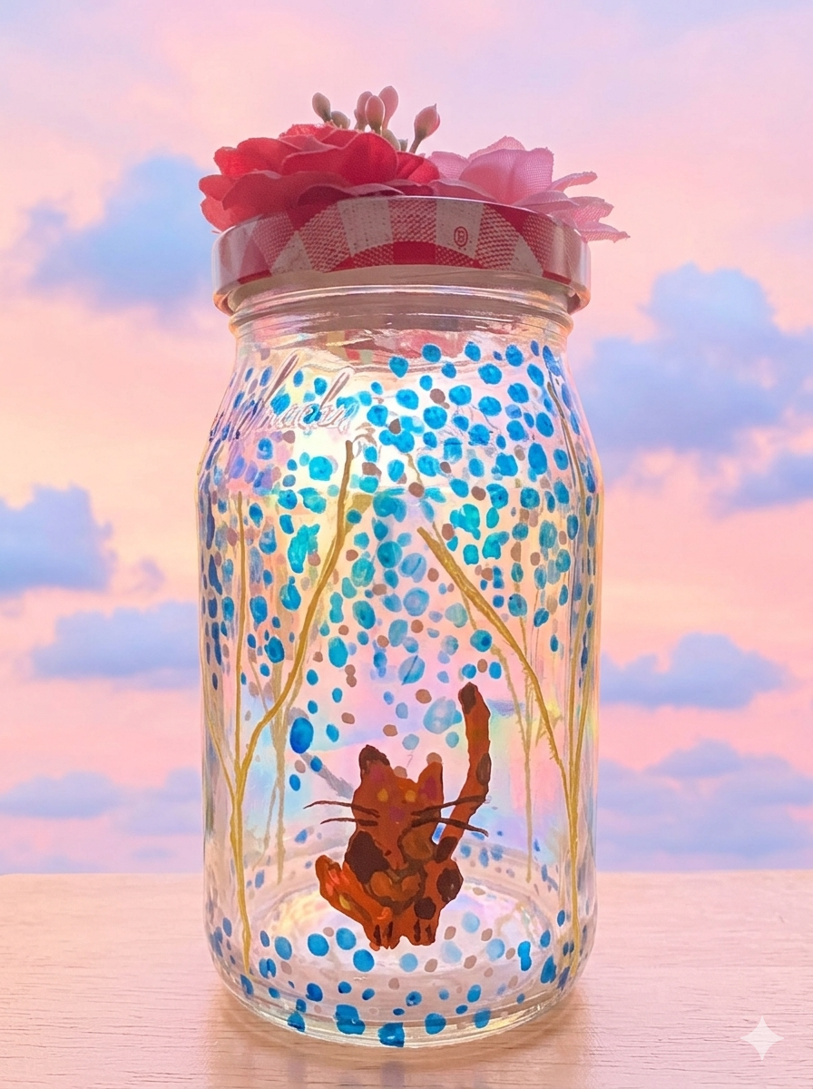 Kitten Gifting Jelly Jar