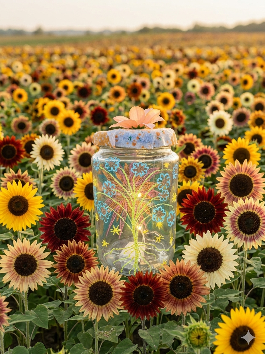 Flower Gifting Jar